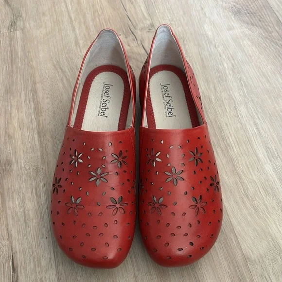 NEW Women’s Josef Seibel Fiona Leather Flats - Picture 2 of 5